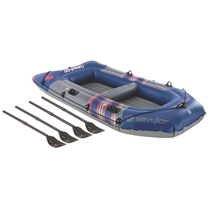 Inflatable 4-Person Colossus Boat w/ Oars