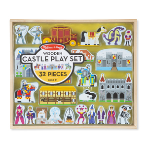 Melissa & Doug Wooden Castle Play Set