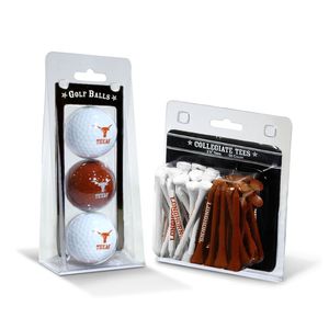 Team Golf Texas Longhorns NCAA Golf Ball and Tee Set