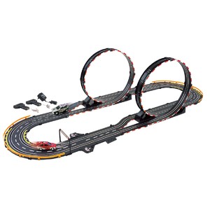 Golden Bright Parallel Looping Electric Power Road Racing Set