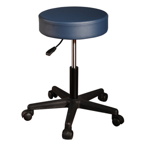 MT Massage  Pneumatic Swivel/Rolling Massage Stool Agate Blue