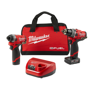 M12 FUEL 2-Tool Combo Kit - 1/2" Hammer Drill & 1/4" Hex Impact Driver