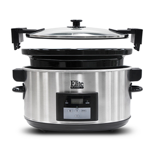 8.5 Qt Programmable Stainless Steel Slow Cook w/ Locking Lid