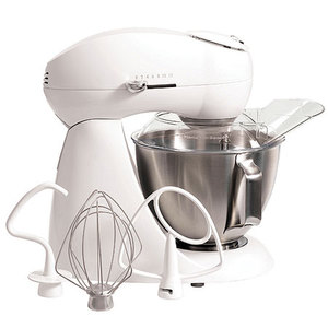 Eclectrics All-Metal Stand Mixer White