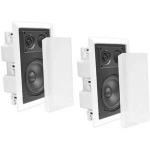 PDIW87 8" 2-Way In-Wall Enclosed Speaker with Directional Tweeter (Pair)