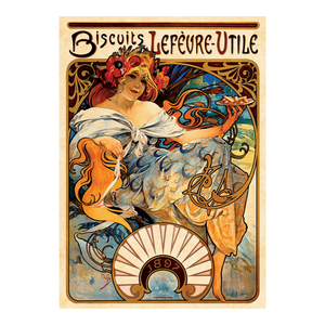 D-Toys Alphonse Mucha - Biscuits Lefevre-Utile Jigsaw Puzzle: 1000 Pcs