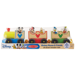 Melissa & Doug Mickey Mouse & Friends Wooden All Aboard Train