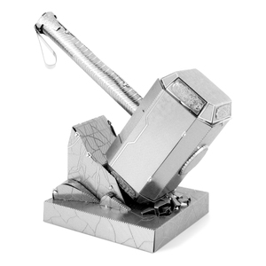 Fascinations Toys & Gifts Metal Earth 3D Laser Cut Model - Marvel Avengers Mjolnir (Thor's Hammer)