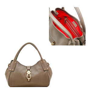 Belvedere Medium Logo Lock Satchel