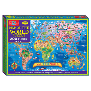 TS Shure Map of the World 200 Piece Jigsaw Puzzle