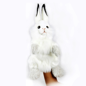 hansa White Rabbit Hand Puppet