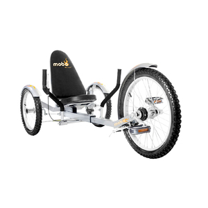 MOBO Triton Pro- The Ultimate Three Wheeled Cruiser (Silver)