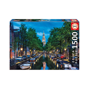 EDUCA Amsterdam Canal at Dusk: 1500 Pcs