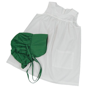 The Queen's Treasures Little House on the Prairie® Child-size Apron and Bonnet