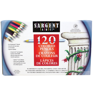 Sargent Art Colored Pencils, 120 Colors