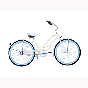 Micargi White Tahiti Beach Cruiser Female Bike