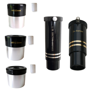 Cassini 6mm, 12.5mm, 20mm, 1.5X Erector, 3X Barlow Lens 1.25 Inch Format Eyepiece Set