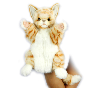 hansa Cat Hand Puppet, Ginger
