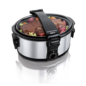 Stay or Go 6 Quart Portable Slow Cooker