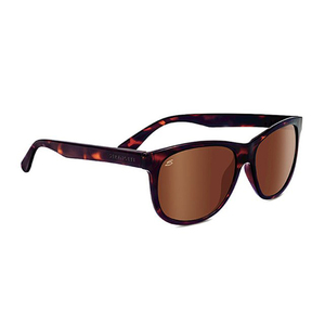 Ostuni Shiny Dark Tortoise Sunglasses w/ Polarized Gold Drivers