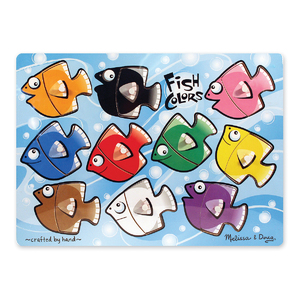 Melissa & Doug Fish Colors Mix 'n Match Peg