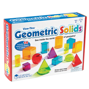 Learning Resources View Thru Geometric Solids