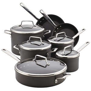 12pc Authority Hard Anodized Cookware Set