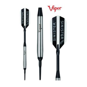 Viper SINISTER 95% TUNGSTEN center balance barrell SOFT TIP 16GM