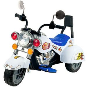 Lil' Rider White Knight Motorcycle 6V Three Wheeler