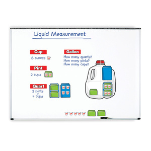 Learning Resources Giant Magnetic Gallon Set Approx 36 Pieces