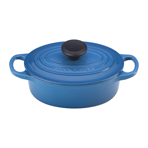 Signature Enamel Cast Iron 1 Qt Oval French Oven Marseille