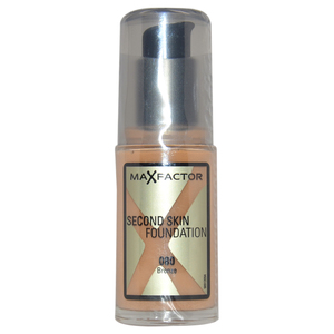 Max Factor Second Skin Foundation - # 080 Bronze by  for Women - 30 ml Foundation