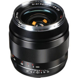 28mm f/2.0 Distagon T* Lens with ZE Mount for Canon EF Mount SLRs