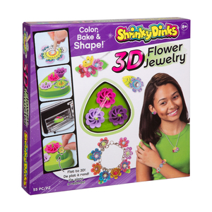 Shrinky Dinks  - 3D Flower Jewelry