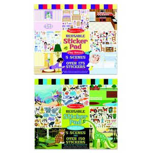 Melissa & Doug Reusable Sticker Pad Bundle