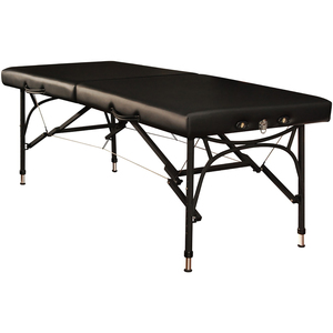 MT Massage  28&quot; Violet Sport Size Ultra Lightweight Aluminum Portable Massage Table Package (Black)