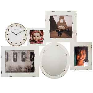 Gallery Clock/Mirror/Picture Frame Combo