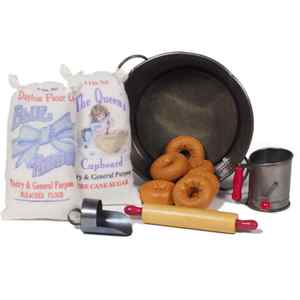 The Queen's Treasures SALVATION ARMY WWI "DOUGHNUT GIRL" ACCESSORY SET FITS 18" DOLLS