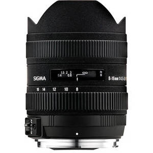8-16mm f/4.5-5.6 DC HSM Ultra-Wide Zoom Lens for Select Canon EOS SLRs