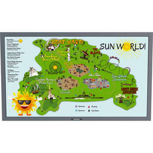 Marquee Series 55" Outdoor Landscape Mode Digital Signage (Silver)