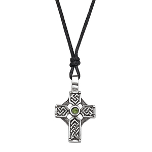 Pewter Celtic Cross Necklace