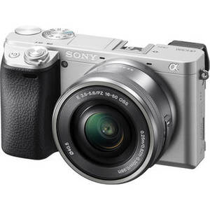 Alpha a6300 Mirrorless Digital Camera with 16-50mm Lens (Silver)