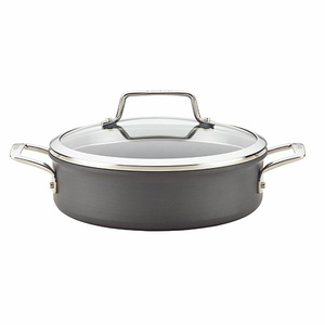 Authority Hard Anodized 3 Qt Covered Favorites Pan