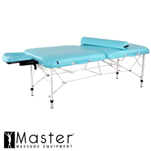 Master Massage 30" Calypso LX Ultra Light Weight Portable Massage Table in Surf Blue