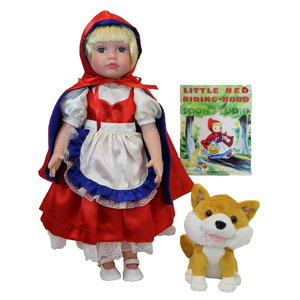 Dazzleworks Deluxe Once Upon a time Storybook doll Little Red Riding Hood