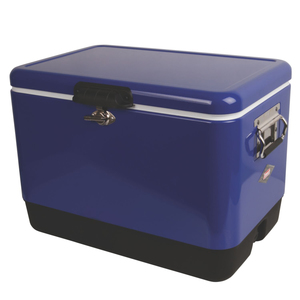 54 Qt Blue Steel Belted Cooler