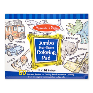 Melissa & Doug Jumbo Coloring Pad - Blue (11" x 14")