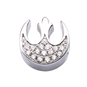 Star Wars Women's 925 Sterling Silver Gem Rebel Alliance Bead Charm