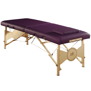 MT Massage  28" Midas Entry Portable Massage Table Package with Face port Breathing space and plug in 5 colors (Purple)