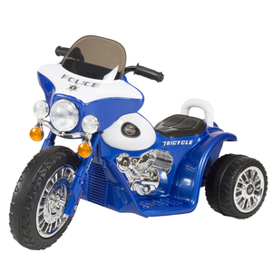 Lil' Rider Mini Three Wheel Police Chopper - Blue
